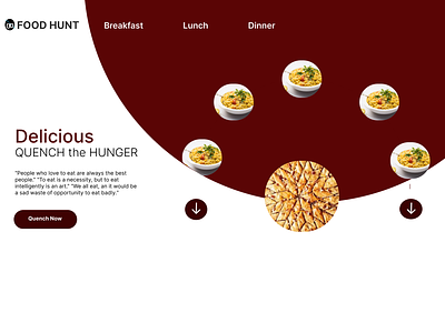 Food web design design food ui ux web design