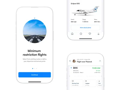 Intuitive Mobile App Interface for Flight Reservations apple ios blocks booking app branding clean design flight app minimalistic mobile app mobile user interface moder product design skyscanner ui user interface ux