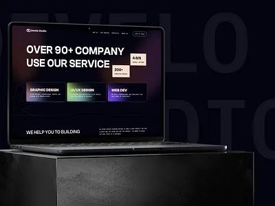 Modern Landing Page - Agency Website agency website branding design inspiration landing page logo minimal modern design motion graphics typography ui user experience design user interface design webflow