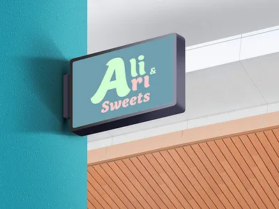 Small Business Revamp - Ali & Ari Sweets brand design branding design graphic design logo logo design package design vector