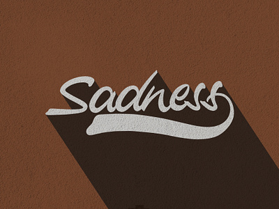 SADNESS LETTERING branding classic design graphic design logo typography vector