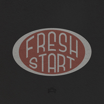 FRESH START LETTERING branding classic design graphic design logo typography vector