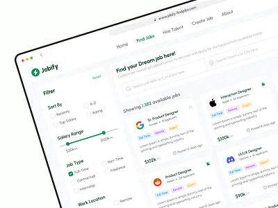 Job Finder Dashboard UI/UX Design app ui dashboard dashboard saas dashboard ui design figma gausul haque nasif job dashbooard job finder dashboard modern dashboard musemind saas ui ui design ui designer uiux