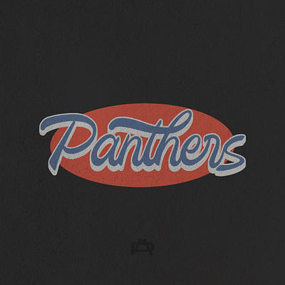 PANTHERS LETTERING branding classic design graphic design lettering logo typography vector