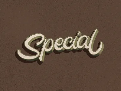 SPECIAL LETTERING branding classic design graphic design lettering logo typography vector
