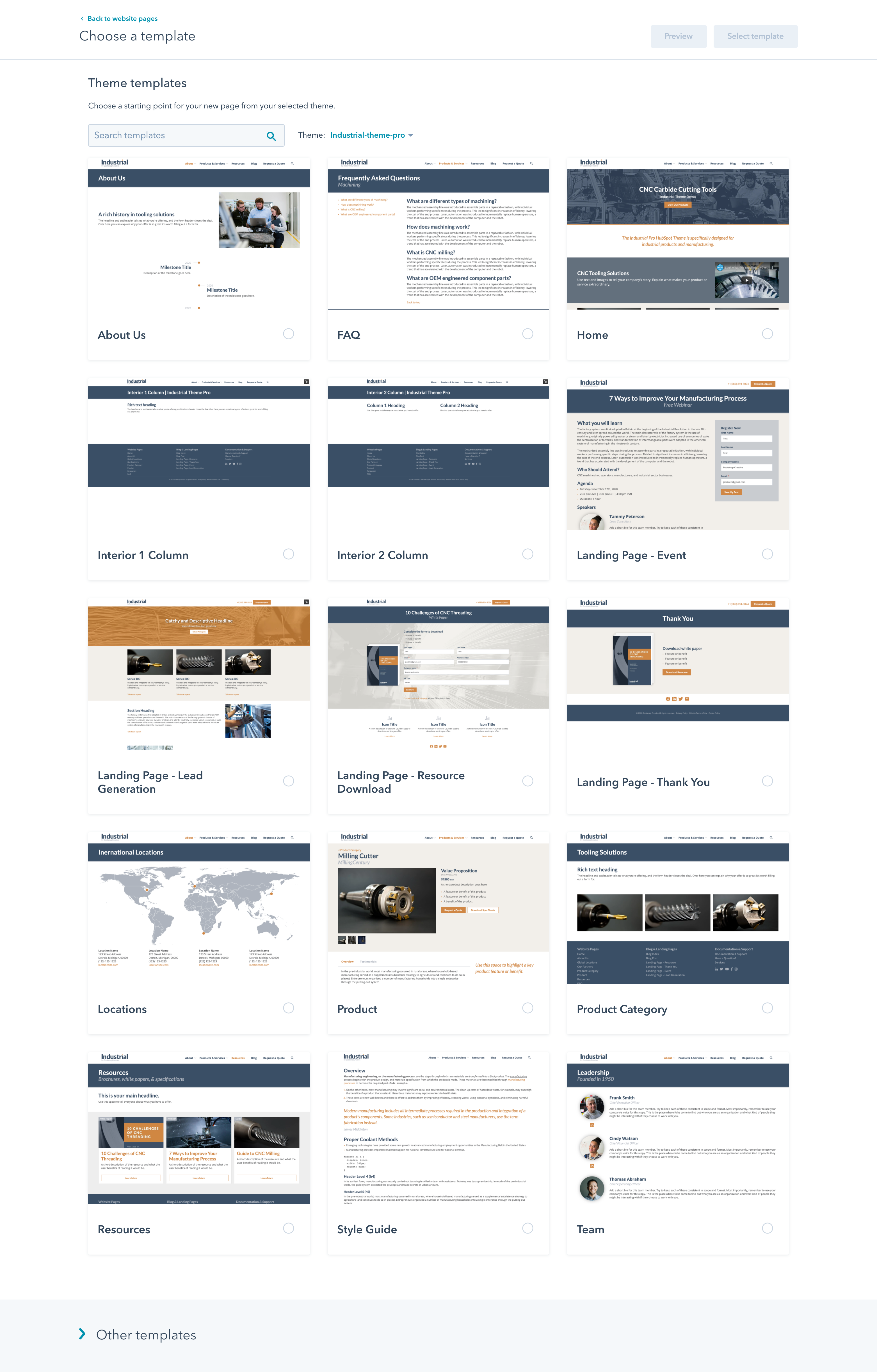 HubSpot CMS Theme For Industrial & Manufacturing Companies By Jake Lett ...