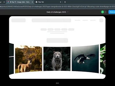 DailyUI Day072 - Image slider dailyui dailyui072 dailyuichallenge dailyuiux design feedbackmatters feedbackwelcome figma imageslider learning slider uidesign uiux uiuxdesigner userexperiencedesigner userinterfacedesign webdesign website