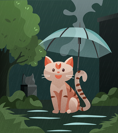 November Rain 🌧 design graphic design illustration vector
