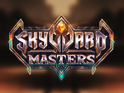 Game Logo - Skyward Masters 🔶🔸 animated fantasy logo board game design fantasy game art game design game logo gaming illustration logo mmorgp sc fi ui video game