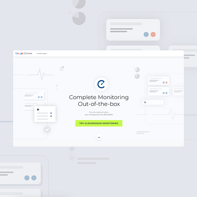 Monitoring Service Landing Page branding figma graphic design illustration landing page saas ui user interface vector