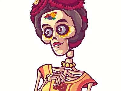 Day of the Dead illustration vector