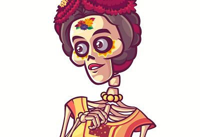 Day of the Dead illustration vector