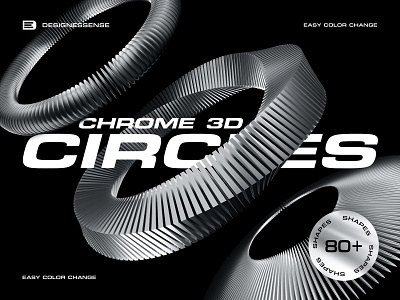 Design assets: 3D Chrome Circles 3d 3d assets abstract assets branding design design resources download fashion fluid free geometric glass illustration modern poster resources shapes ui webdesign