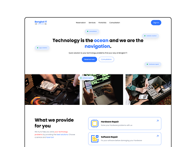 Bengkel IT Platform 🛠️ app ui ui design web design