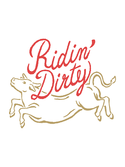 PBR Ridin' Dirty Ladies Design branding design graphic design illustration vector