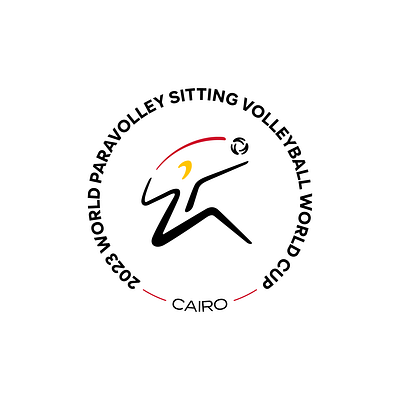 2023 World ParaVolley Sitting Volleyball World Cup - Cairo brand strategy branding design graphic design logo logo mark positioning