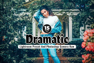 15 Dramatic Mobile & Desktop Lightroom Presets ad on branding design dramatic dramatic presets graphic design illustration lightroom presets presets
