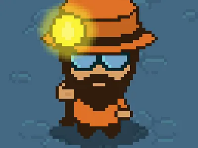 Top-down character design for an Upcoming Project 2d 2d asset animation character design game art pixel art ui