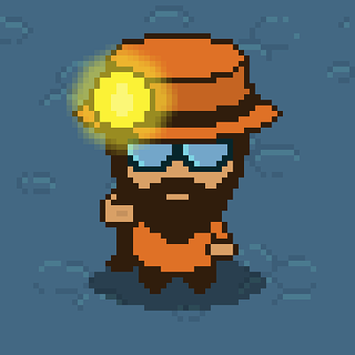 Top-down character design for an Upcoming Project 2d 2d asset animation character design game art pixel art ui