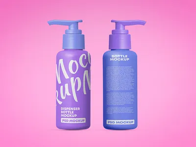 Free Pump Bottle Mockup PSD bottle bottle mockup free free mockup freebies mockup mockup design mockup psd product design psd mockup pump