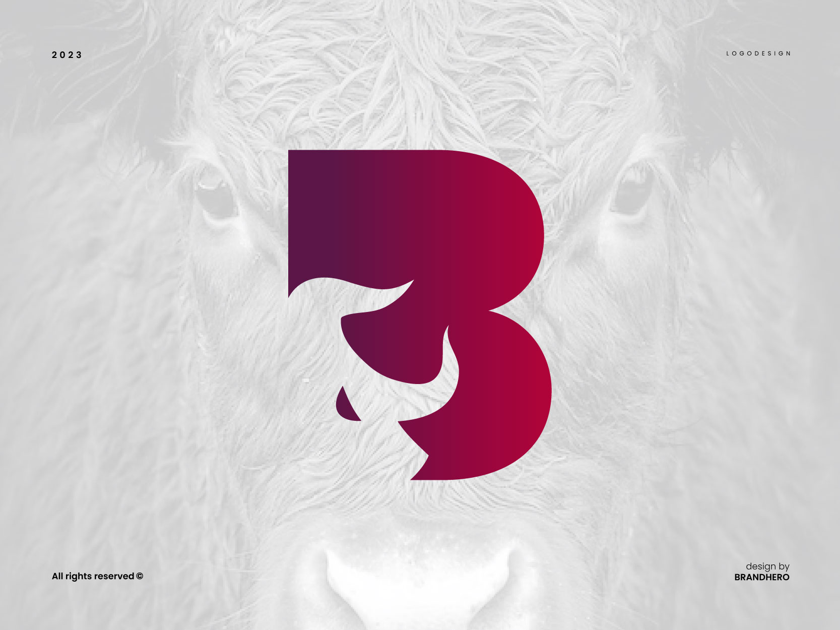 Letter B Bull Logo By Brandhero Design On Dribbble