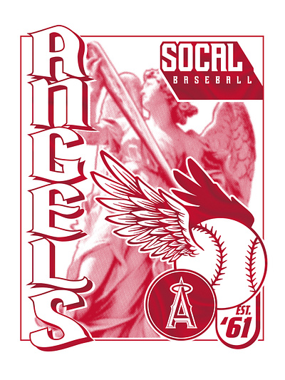 Angels Item of the Game Concept branding design graphic design illustration logo typography vector