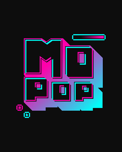 MoPop Video Game Concept branding design graphic design illustration logo typography vector