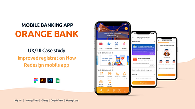 Redesigned mobile banking app banking mobile app product design