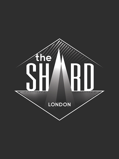 The Shard London Concept branding design graphic design illustration logo vector