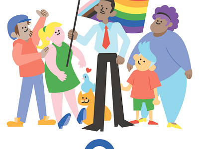 Obama Foundation Pride Illustration Concept branding design graphic design illustration vector