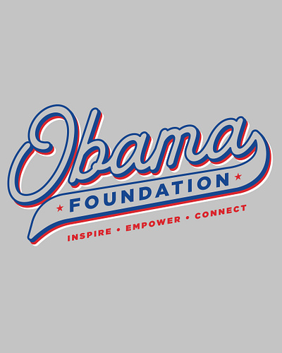 Obama Foundation Baseball Concept branding design graphic design illustration logo typography vector