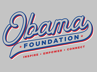 Obama Foundation Baseball Concept branding design graphic design illustration logo typography vector