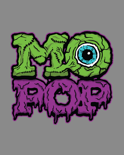 MoPop Horror Concept branding design graphic design illustration logo typography vector