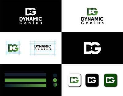 Concept : - Dynamic Genius Logo Design (Unused / Available For) brand logo branding business logo creative logo dainamic logo dog logo graphic design logo logo design logos minimalist logo modern logo