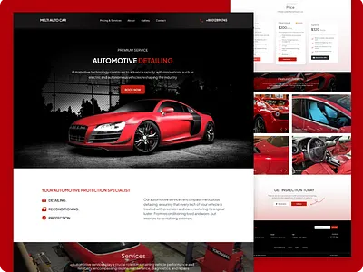 Automotive website home page design appdesign automotivehomedesigninspiration carrepairshopwebsitedesign carwashwebsitedesign design landingpagedesign mobile app design ui uidesign uidesigner uiinspiration uitrends uiux uiuxdesign userexperience userinterface uxdesign webdesign webdesigner