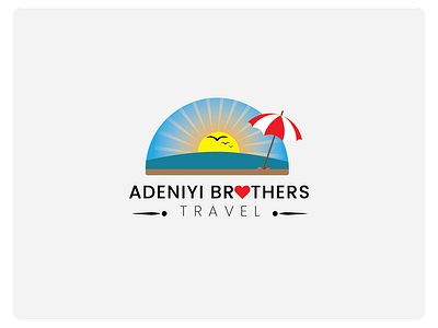 Adeniyi Brothers Travel design graphic design illustration illustrator logo vector