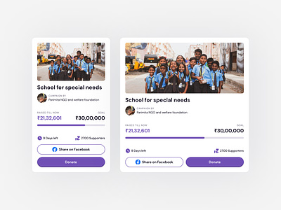 Daily UI Challenge | Crowdfunding Campaign auto layout crowdfunding campaign crowdfunding ui design daily ui daily ui challenge figma figma auto layout responsive design scalable design ui ui design