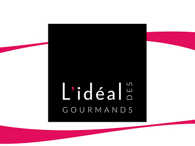 LOGOTYPE - L'idéal des Gourmands branding design figma graphic design graphic id illustrator logo logo refonte logotype refonte typography uxui