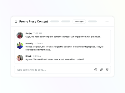Teamcamp / Messages feature in Projects project ui