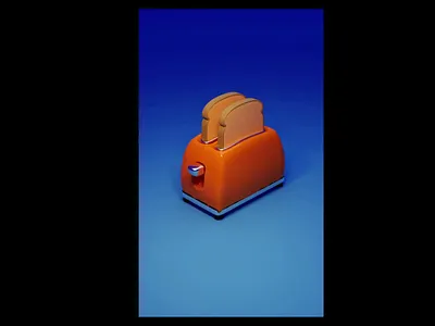 Animated toaster 3d animation blender graphic design