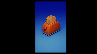 Animated toaster 3d animation blender graphic design