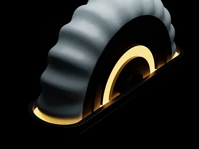 UI wheel 3d animation blender graphic design motion graphics ui