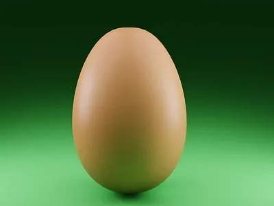 Egg hatchh 3d animation blender graphic design ui