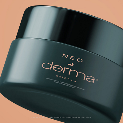 Neo Derma beauty branding cream graphic design logo