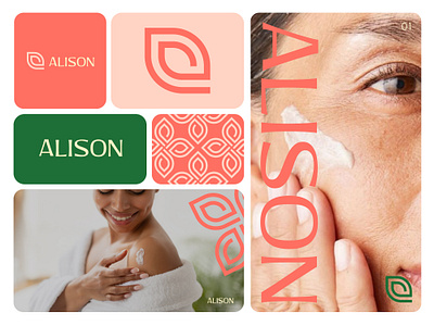 Alison Skin Care branding graphic design logo