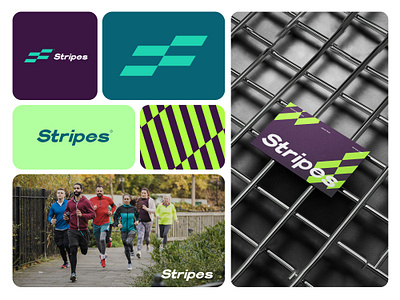 Stripes Sports Wear Brand app branding design graphic design illustration logo typography ui ux vector