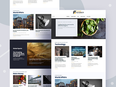 UI design for Tech Blogging Website app ui blog website brand desktop free hosting new sale tech ui upwork