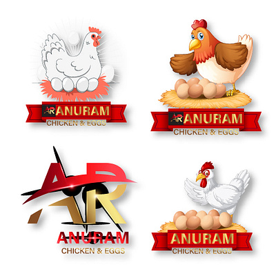 Chicken & Eggs Logo Design logo