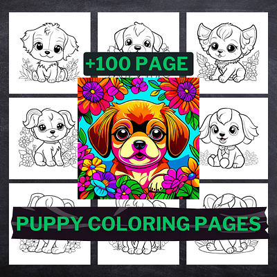 +100 Puppy Coloring Pages animal animals coloring coloring book coloring page coloring pages coloring sheet dog dogs png pngs printable printable coloring puppies puppy