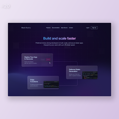 SaaS Web UI Design Concept design figma ui website